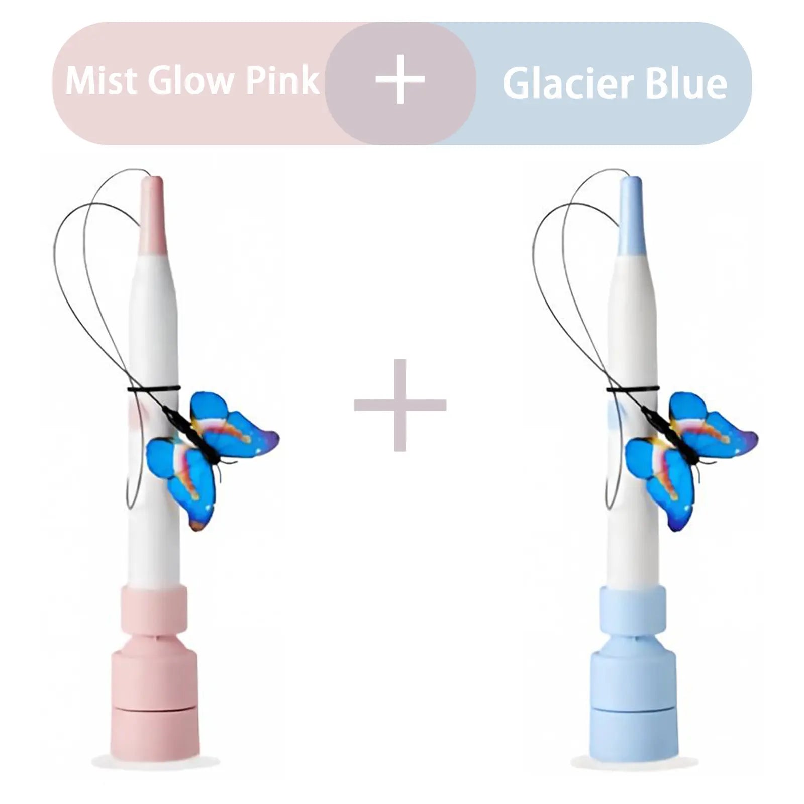 Interactive Butterfly Wand Cat Toy – USB Rechargeable, Auto Spin & Jump with Trigger Sensor, Dual Play Modes (Self-Play & Handheld), Suction Cup Mount – Fun for Indoor Cats & Kittens, Keeps Cats Active