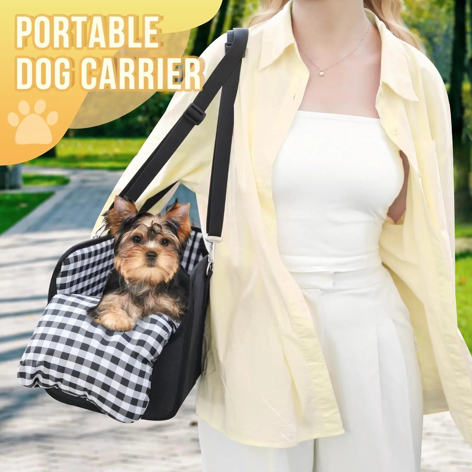 Must-Have Center Console Dog Car Seat - Anxiety Relief Small Pet Booster Seat, Ultra-Safe Armrest Dog Bed for Travel, Cozy & Secure Car Seat for Small Dogs & Cats