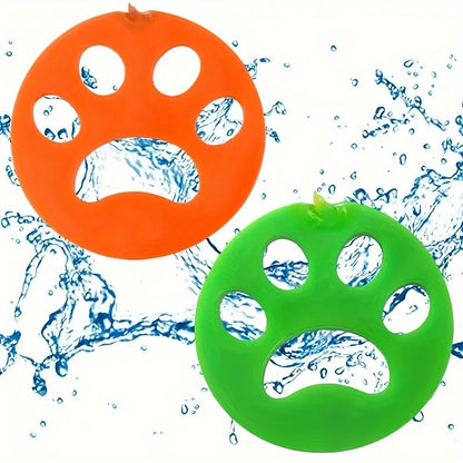 Effortless Pet Hair Removal: 4-Pack Double-Sided Silicone Cat Claw Washable Cleaning Tools for Clothes and Laundry